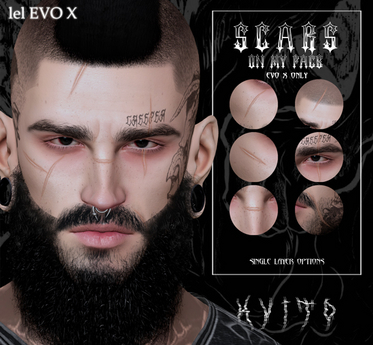 Second Life Marketplace - [KVITO] Scars on my face